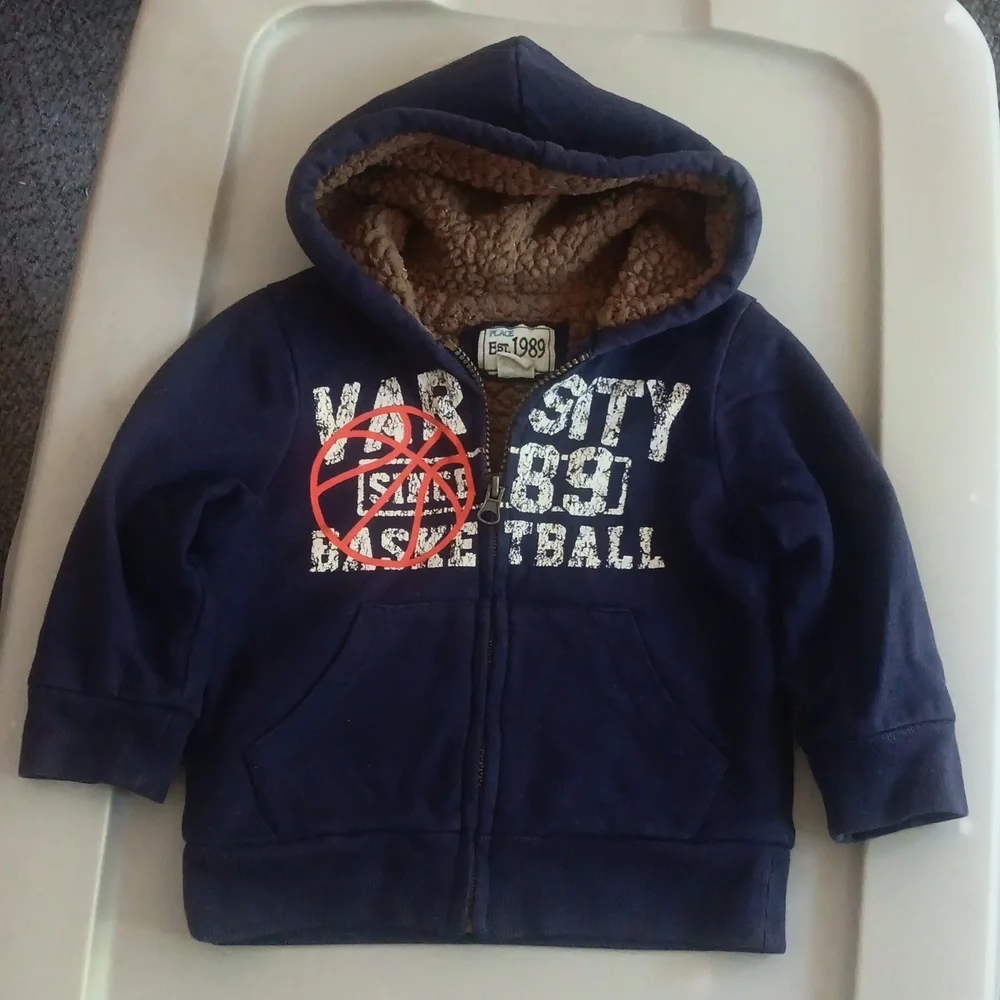 Children's place fleece lined hoodie